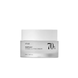 ANUA Heartleaf 70 Intense Calming Cream with Ceramide, Panthenol, Heartleaf extract, Korean Skin care